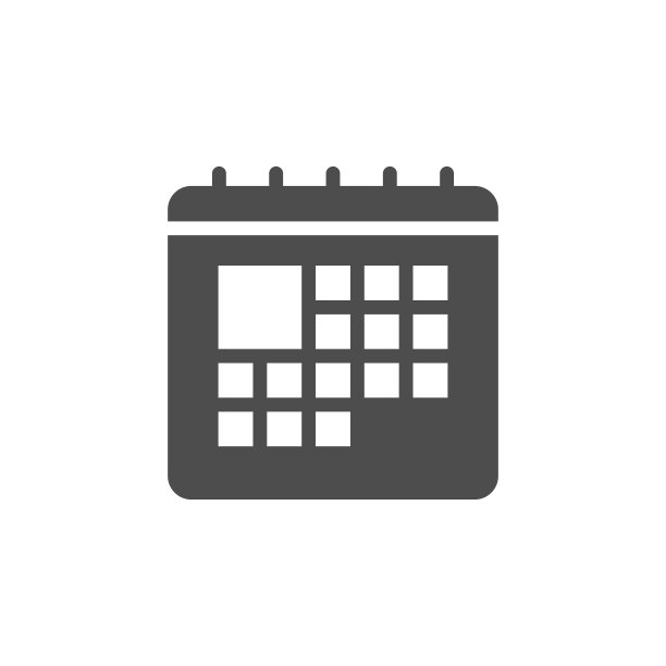 日历符号图标或规划概念图片下载