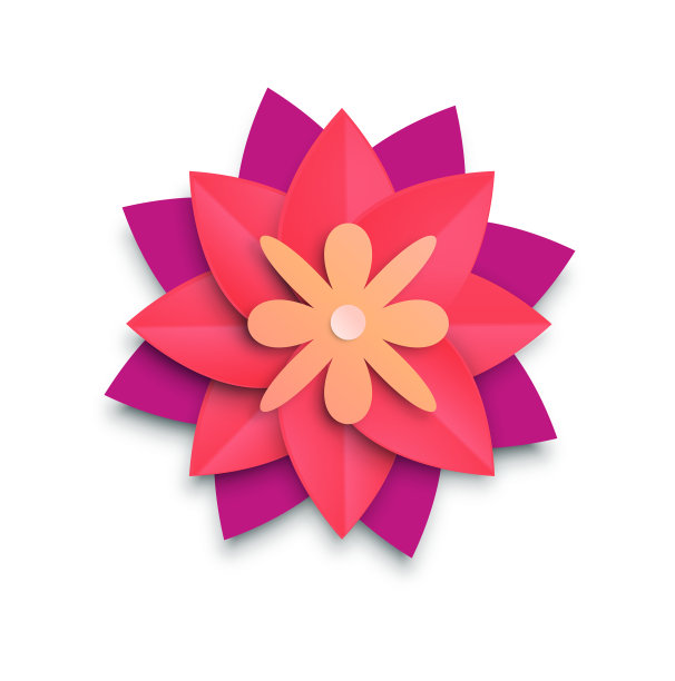 纸花剪纸装饰白色图片下载