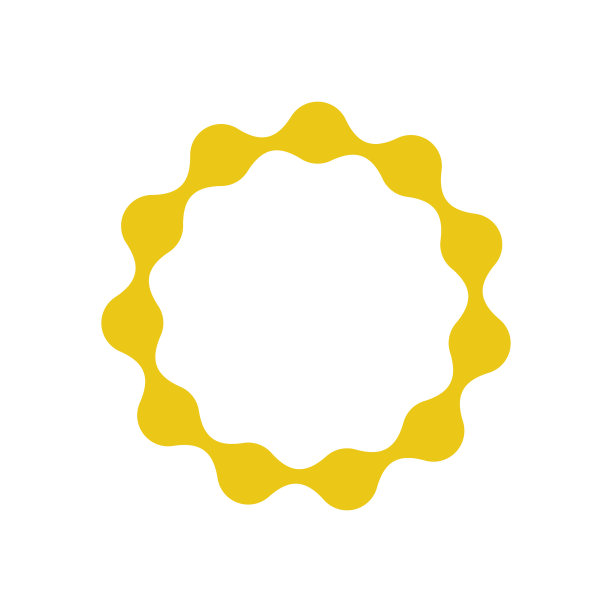 抽象的点圆黄框从点上开始图片下载