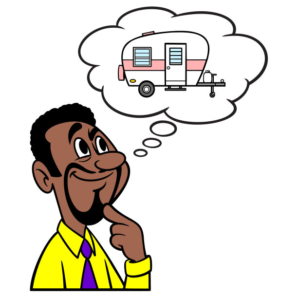 思考野营的人图片下载