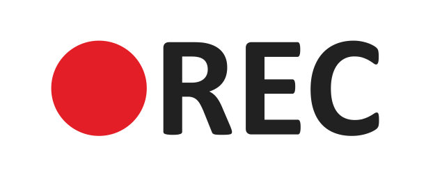 摄像机红色图标。在矢量平面中记录视频孤立概念图片下载