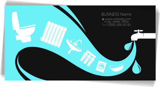 水管工的名片图片下载