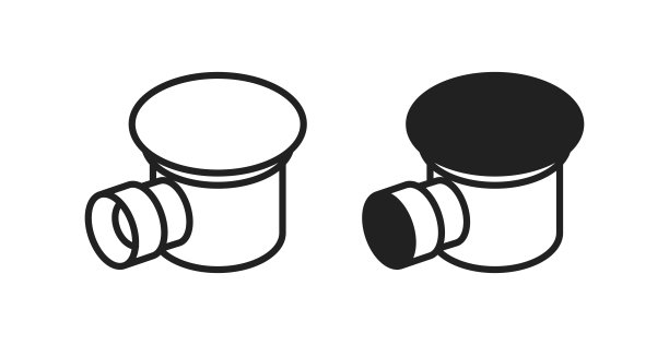 淋浴盘废物图标图片下载