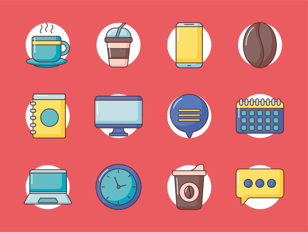 十二个咖啡产品图片下载