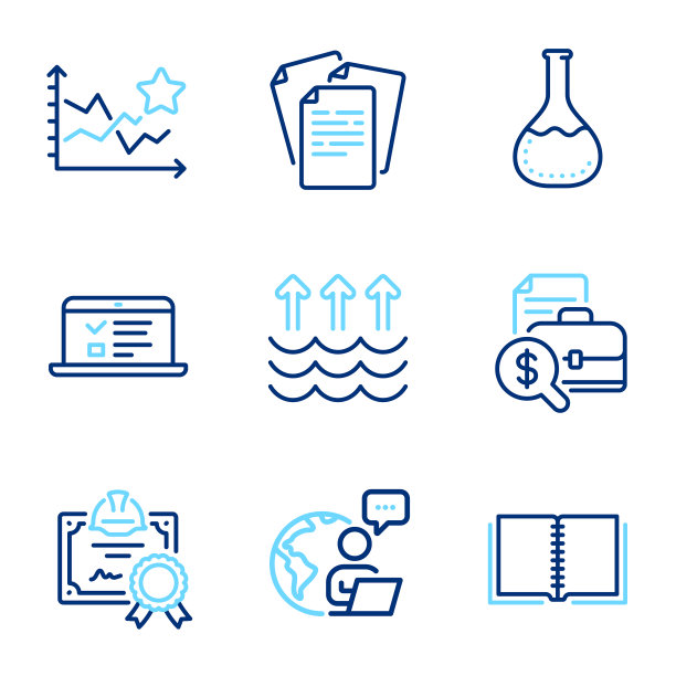 教育图标集包括蒸发图标图片下载