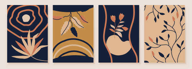 抽象植物有机艺术集图片下载