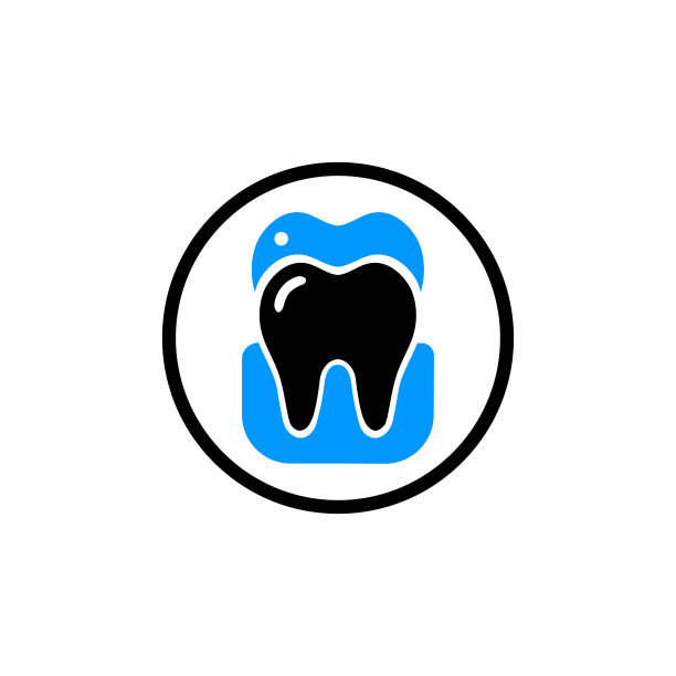 创意牙齿治疗和牙科保健图标图片下载