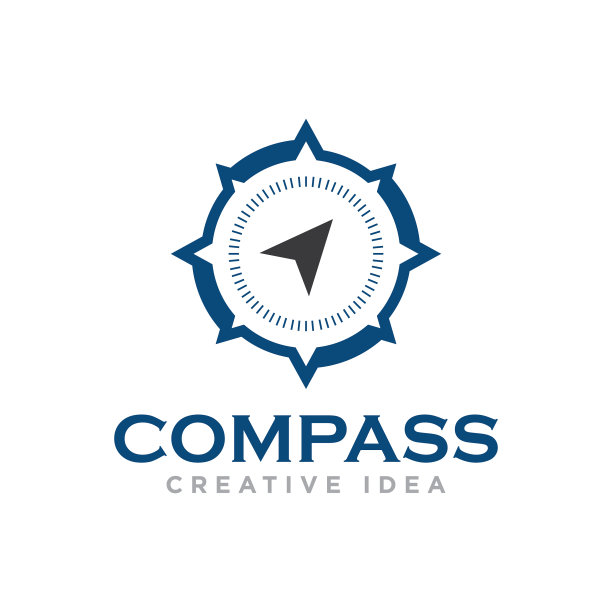 指南针探险标志设计图片下载
