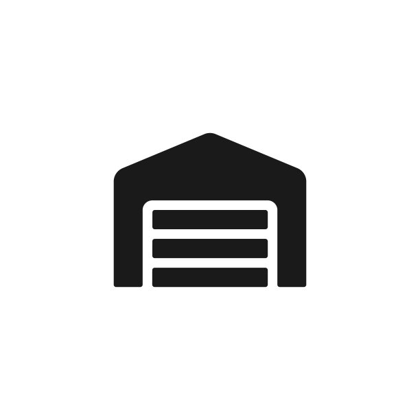 车库矢量图标。车库标志孤立。向量EPS 10图片下载