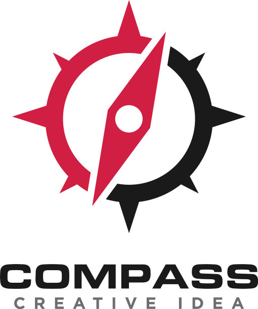 指南针标志设计图片下载