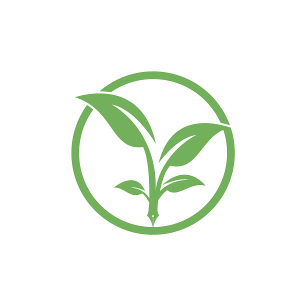 树笔标识设计模板图片下载