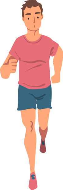 穿着运动服的年轻赛跑男子男运动员图片下载