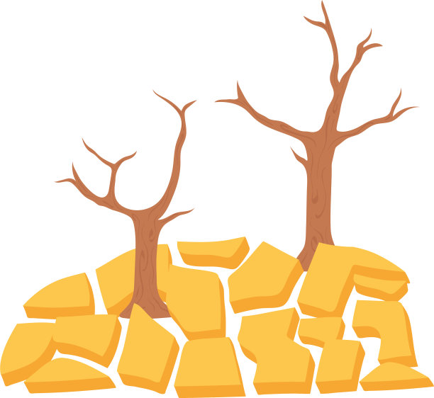 旱地死植物图片下载