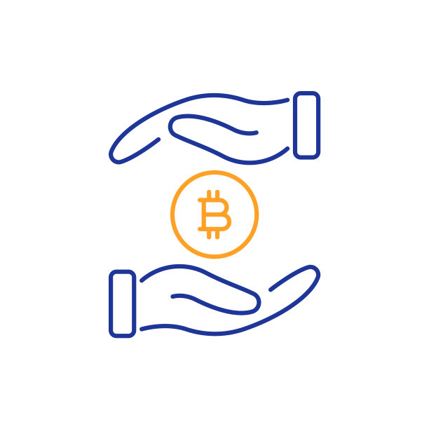 两只手握比特币图标省钱图片下载