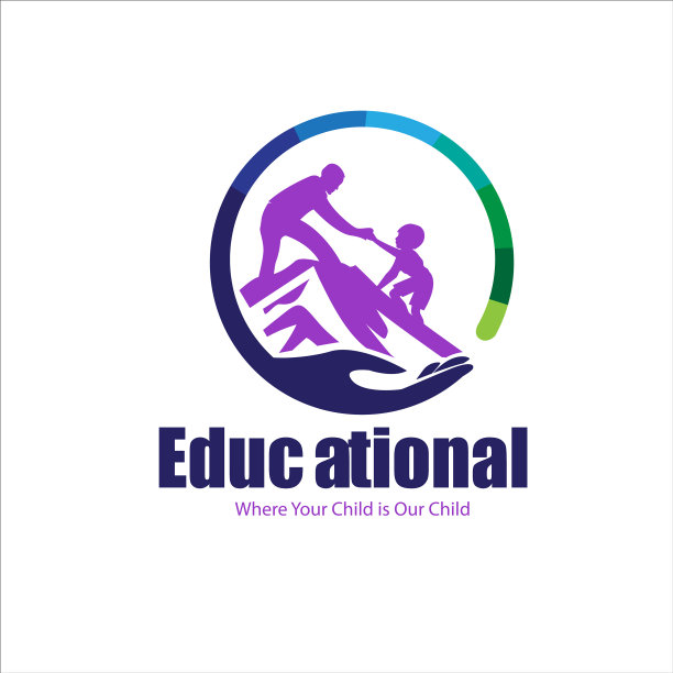 学习关爱父母和孩子的标志设计图片下载