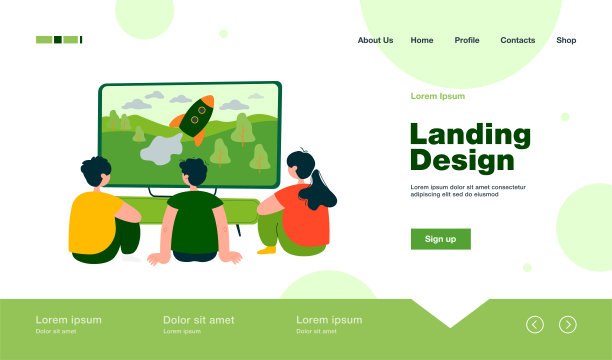 孩子们看电视的背影图片下载