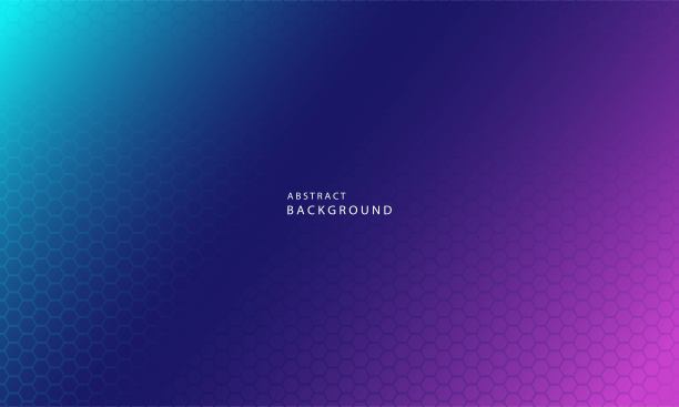 动态简单的颜色梯度抽象背景与六边形纹理效果。矢量图图片下载