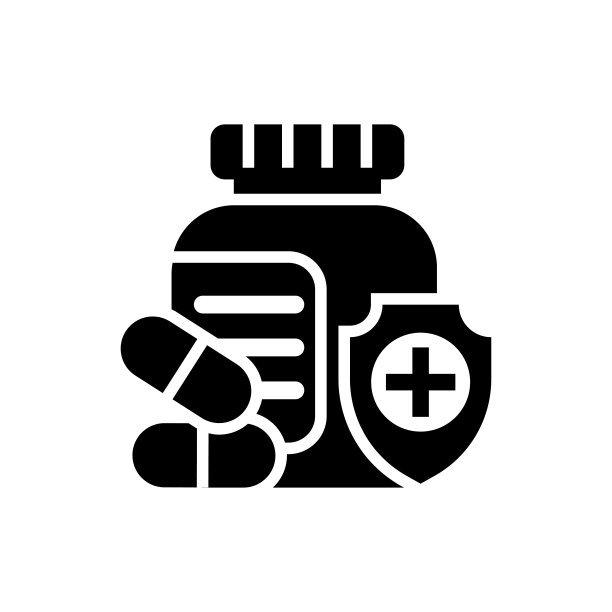 药丸矢量固体图标风格的插图。EPS 10个文件图片下载