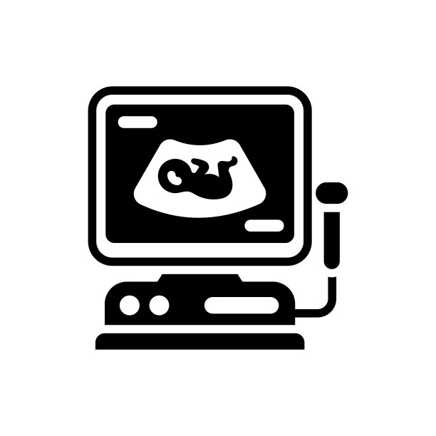 超声波矢量固体图标风格插图。EPS 10个文件图片下载