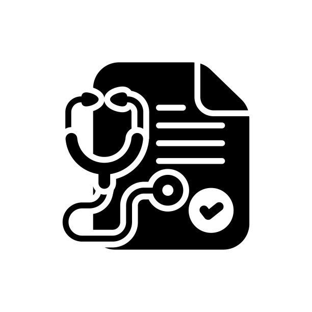 医疗报告矢量固体图标风格的插图。EPS 10个文件图片下载