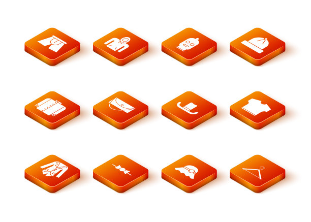 套装西装外套或夹克，领结，t恤，手包，优雅的女人帽子，男人，衣架衣柜和图标。向量图片下载