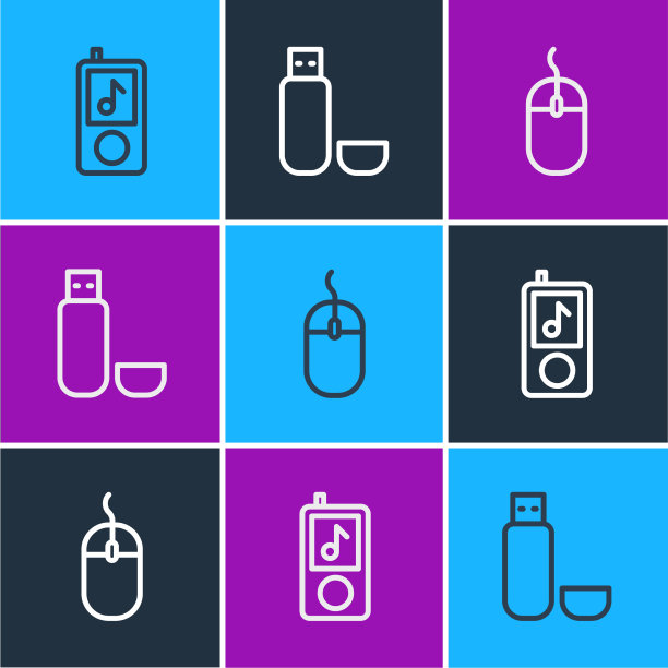 设置线音乐播放器电脑鼠标和usb图片下载