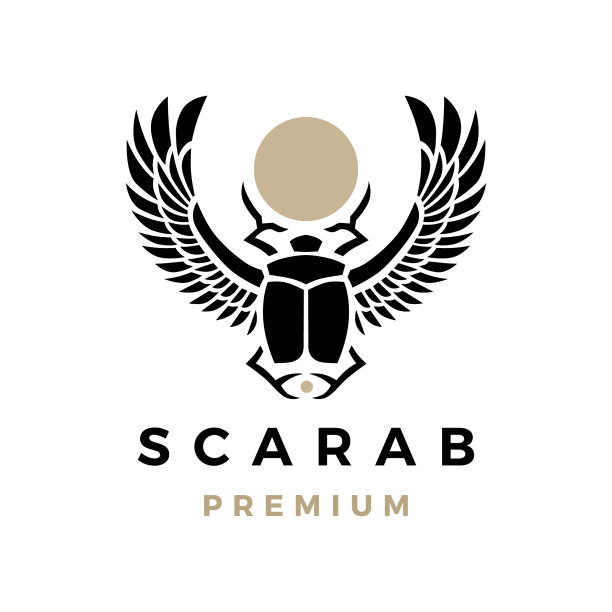 圣甲虫眼埃及标志图标图片下载