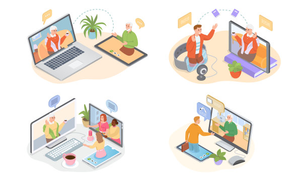 老年人和老年人一起玩电子游戏图片下载