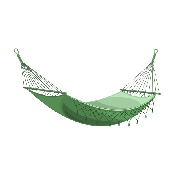 吊床图标卡通图标孤立图片下载