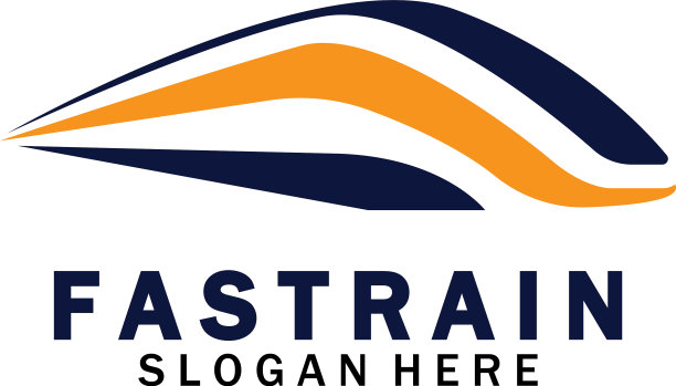 列车标志设计快速列车标志高速列车图片下载