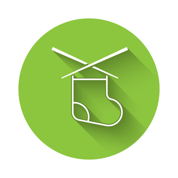 白色的针织针孤立与长图片下载