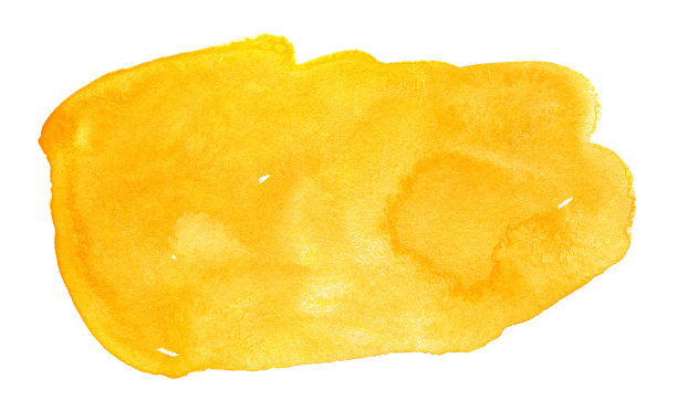 抽象黄色水彩背景。水彩专为文本，复制空间图片下载