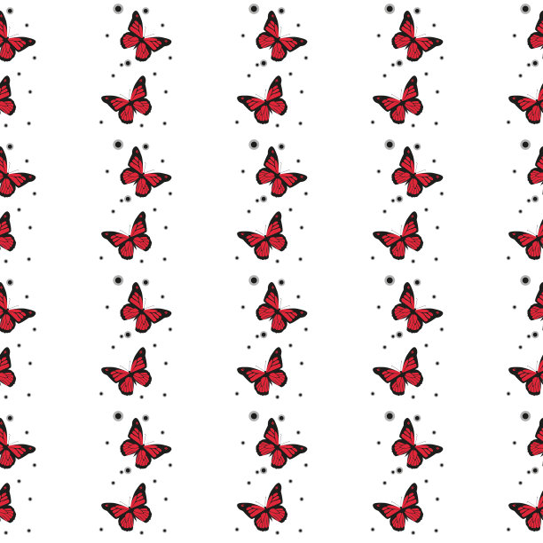 手画蝴蝶昆虫学图片下载