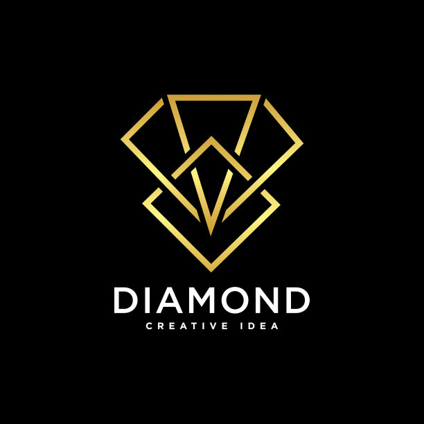 钻石奢侈品标志设计图片下载