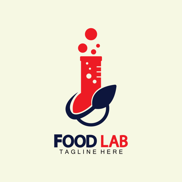 食品实验室标志图标设计模板实验室logolab图片下载