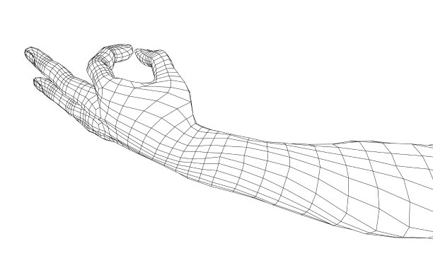 用手拿一些微小或薄的物体。向量图片下载