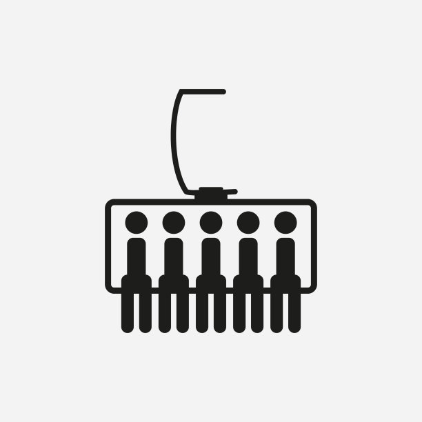 滑雪缆车图标滑雪和冬季运动图片下载