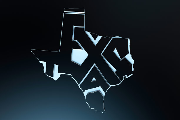 3d地理德州地图金属刻字渲染图片下载