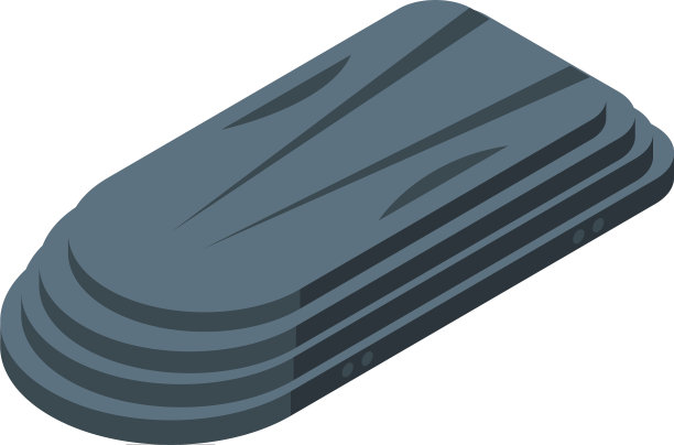 汽车行李架图标等距风格图片下载