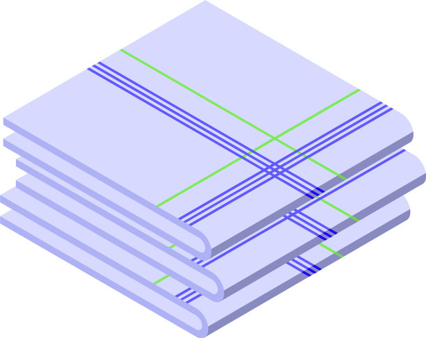 餐巾纸图标等距风格图片下载