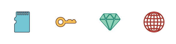 设置micro sd存储卡钥匙钻石和大地图片下载