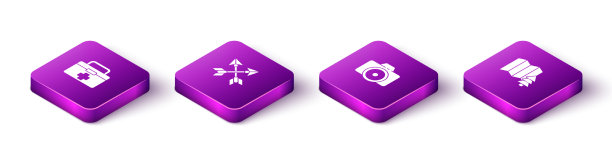 设置等距急救箱箭头图图片下载