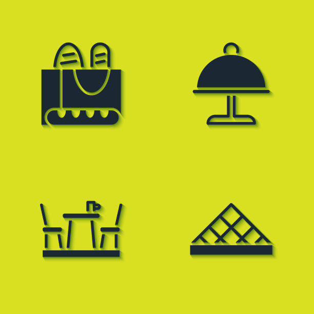 法式长棍面包和罗浮宫咖啡馆图片下载