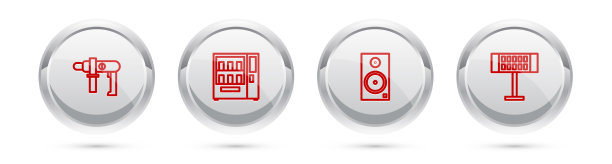 设线电钻机自动贩卖机音响图片下载