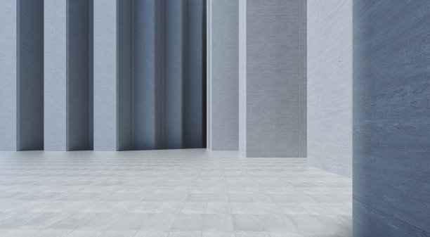 3D渲染混凝土建筑图片下载