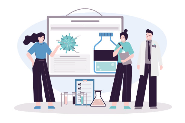 医疗小组讨论治疗方法和疫苗。医生和护士讨论病毒研究图片下载