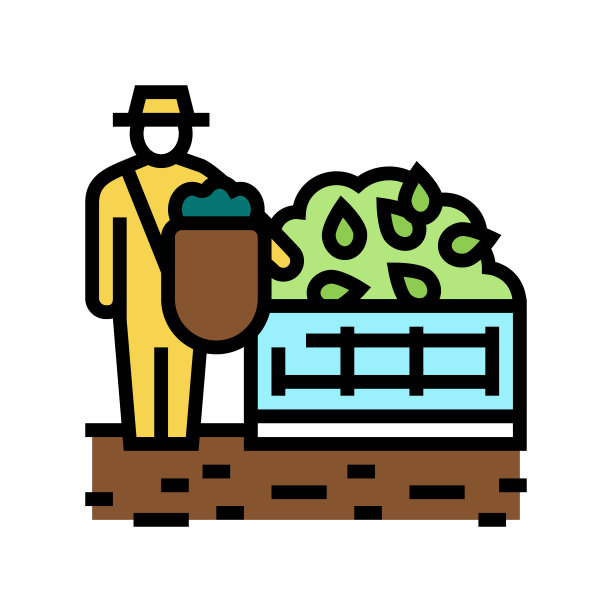 收获茶颜色图标矢量插图图片下载