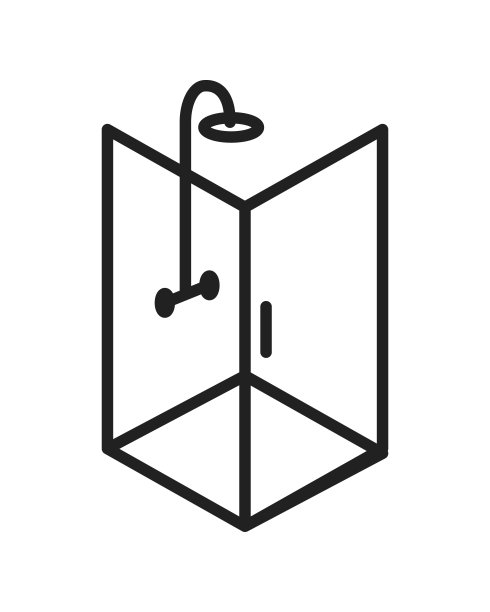 淋浴房的图标图片下载