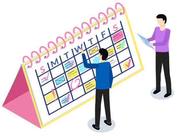 分析一周时间表的员工。时间表和待办计划。人们研究日程提醒图片下载