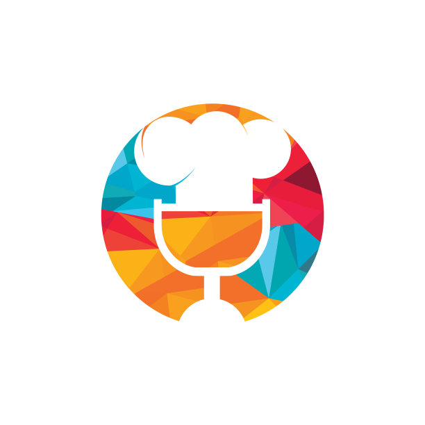 厨师播客标志设计模板图片下载